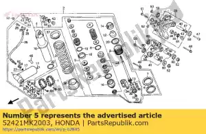 Honda 52421MK2003 rod comp.,piston - Bottom side