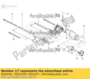 Piaggio Group 856446 spring - Bottom side