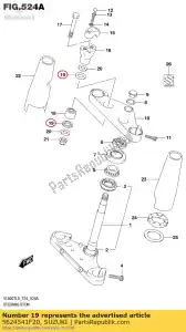 suzuki 5624541F20 siège, caoutchouc - La partie au fond