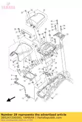 Aquí puede pedir conjunto de banda de asiento de Yamaha , con el número de pieza 2BS247200000: