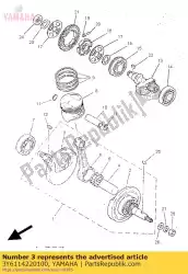 Aquí puede pedir manivela 2 de Yamaha , con el número de pieza 3Y6114220100: