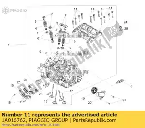 Piaggio Group 1A016762 parafuso m50x6 - Lado inferior