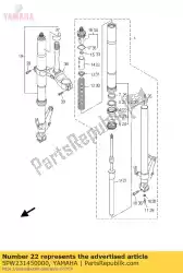 Tutaj możesz zamówić uszczelnienie olejowe od Yamaha , z numerem części 5PW231450000: