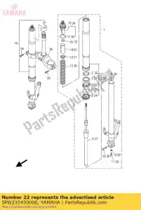 yamaha 5PW231450000 uszczelnienie olejowe - Dół