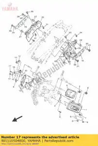 yamaha 901110504800 boulon, hex. bouton de prise - La partie au fond