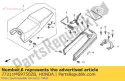 geen beschrijving beschikbaar op dit moment van Honda, met onderdeel nummer 77211MS9750ZB, bestel je hier online: