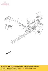 yamaha 23LE81540000 protetor - Lado inferior