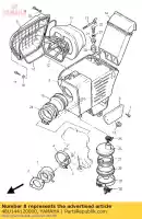 48U144120000, Yamaha, za?lepka, pojemnik na czy?cik 1 yamaha sr 500 1993 1995, Nowy