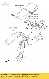 yamaha 482215210000 patta, parafango anteriore - Il fondo