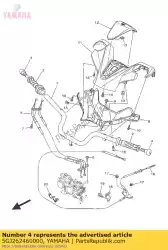 Tutaj możesz zamówić koniec, uchwyt od Yamaha , z numerem części 5GJ262460000: