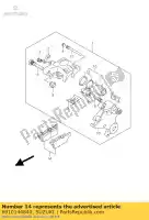 6910144840, Suzuki, Klocki hamulcowe suzuki dr 125 2009, Nowy