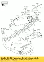 391780243, Kawasaki, kolektor-komp-wydech kawasaki ninja  sl krt edition bx250 a abs b 250sl 250 , Nowy