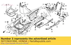 Here you can order the bracket comp., r. Pillion from Honda, with part number 50715K01900: