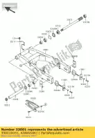 330010051, Kawasaki, Braço-comp-swing kawasaki z  j s zr7s zr750 h z750s 750 , Novo