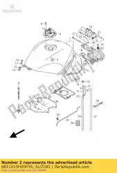 Tutaj możesz zamówić zestaw ta? M, paliwo t od Suzuki , z numerem części 6811015H00EYA:
