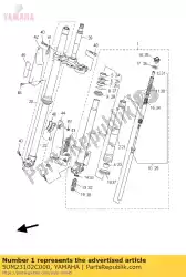 Aquí puede pedir conjunto horquilla delantera (l. H) de Yamaha , con el número de pieza 5UM23102C000: