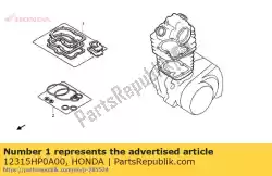 pakking, hoofddeksel van Honda, met onderdeel nummer 12315HP0A00, bestel je hier online: