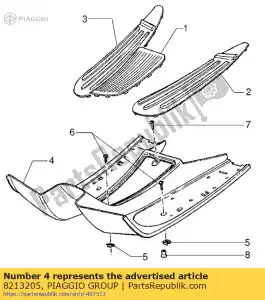 Piaggio Group 8213205 podnó?ek - Dół