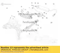 2R000028, Piaggio Group, Alambrado aprilia  caponord zd4vk000, zd4vka, zd4vk001, zd4vka01 zd4vkb000, zd4vkb001, zd4vkb003, zd4vkb00x, zd4vkb009 zd4vku00 1200 2013 2014 2015 2016 2017, Nuevo