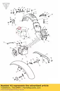 triumph T3000031 afstandhouder - Onderkant