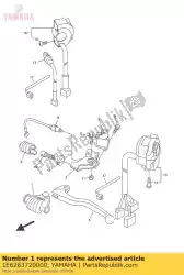 Qui puoi ordinare coperchio, leva da Yamaha , con numero parte 1E6263720000: