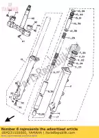 1RM231100000, Yamaha, tubo interno comp.1 yamaha xv virago 750 1100, Novo