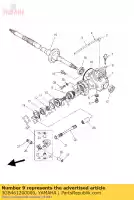 3GB461200000, Yamaha, pignone di trasmissione comp. yamaha yfm 50 80 2000 2001 2002 2003 2004 2005 2006 2007 2008 2009, Nuovo