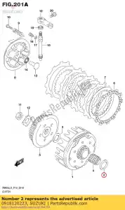 suzuki 0918120223 machine à laver - La partie au fond