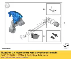 Here you can order the mounting parts set from BMW, with part number 34218382871: