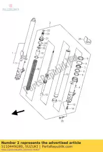 Suzuki 5110449G80 damper assy, ??fro - Il fondo