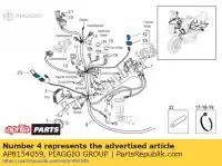 AP8154059, Piaggio Group, porta-bobina aprilia atlantic scarabeo 500, Novo