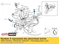 Aprilia AP8154059, Porta-bobina, OEM: Aprilia AP8154059