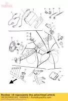 1RC825900100, Yamaha, conjunto de chicote de fios yamaha mt 900 2014 2015 2016, Novo