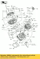 490021088, Kawasaki, zawór prowadz?cy vn1500-a2 kawasaki vn 1500 1600 1988 1989 1990 1991 1992 1994 1995 1996 1997 1998 1999 2000 2001 2002 2003 2004 2005 2006 2007, Nowy