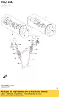 1293125G20, Suzuki, retenedor, resorte de valvula suzuki gsxr150rfx gsxr150rf gsxs125mlx gsxs125ml gsxr125xa gsxs125xa gsxr125a 150 125 , Nuevo