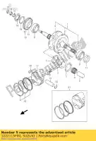 1222115F00, Suzuki, vilebrequin, r suzuki an burgman  s an400s 400 , Nouveau