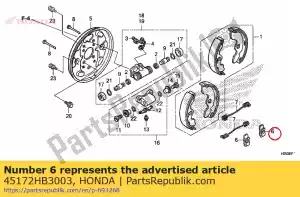 honda 45172HB3003 ressort, porte-chaussures (nissin) - La partie au fond