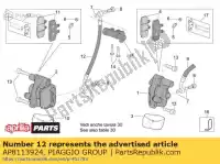 AP8113924, Piaggio Group, Przewód hamulcowy aprilia  scarabeo 500 2003 2004 2005 2006, Nowy