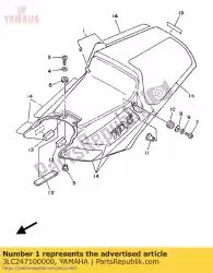 Tutaj możesz zamówić pojedyncze siedzenie komplet od Yamaha , z numerem części 3LC247100000: