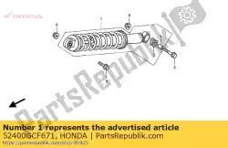 Here you can order the cushion assy., rr. (showa from Honda, with part number 52400GCF671: