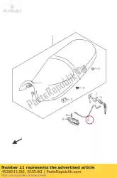 Aquí puede pedir cable, cerradura de asiento de Suzuki , con el número de pieza 4528011J00: