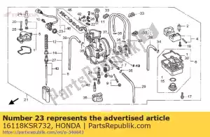 Honda 16118KSR732 seal, dust - Bottom side