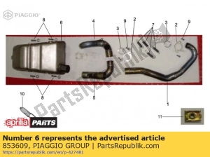 aprilia 853609 schalldämpferrennen - Unterseite