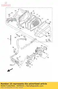 yamaha 904671682900 clip - Bottom side