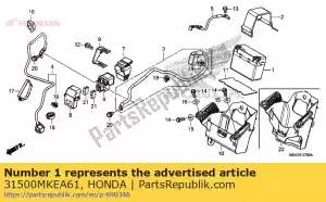 honda 31500MKEA61 batterie (hy85s) (alimentation électrique) - La partie au fond