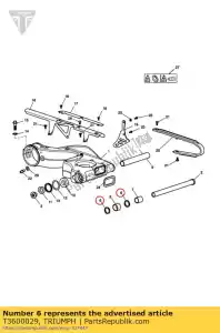 triumph T3600029 joint, 30 x 37 x 4 - La partie au fond