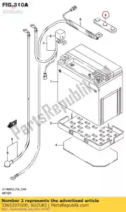 suzuki 3365207G00 protettore, batte - Il fondo