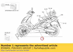 Piaggio Group 859849 rh podpanel dec. - Dół