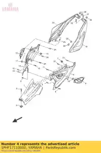 yamaha 1PHF17110000 capa, lado 1 - Lado inferior