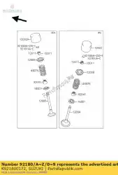 Here you can order the shim,t=2. 625 from Suzuki, with part number K921800172: